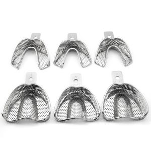 KMT CUCHARILLA P/DENTADO INOX.JUEGO PERFORADO 6 PZS