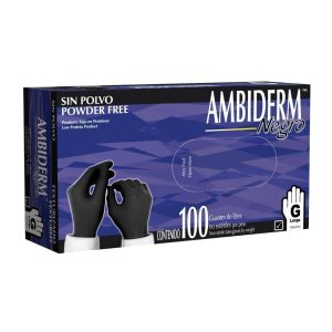AMBIDERM GUANTE DE LATEX NEGRO