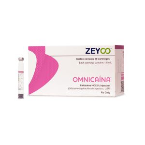 ZEYCO OMNICAINA LIDOCAINA SIN EPINEFRINA